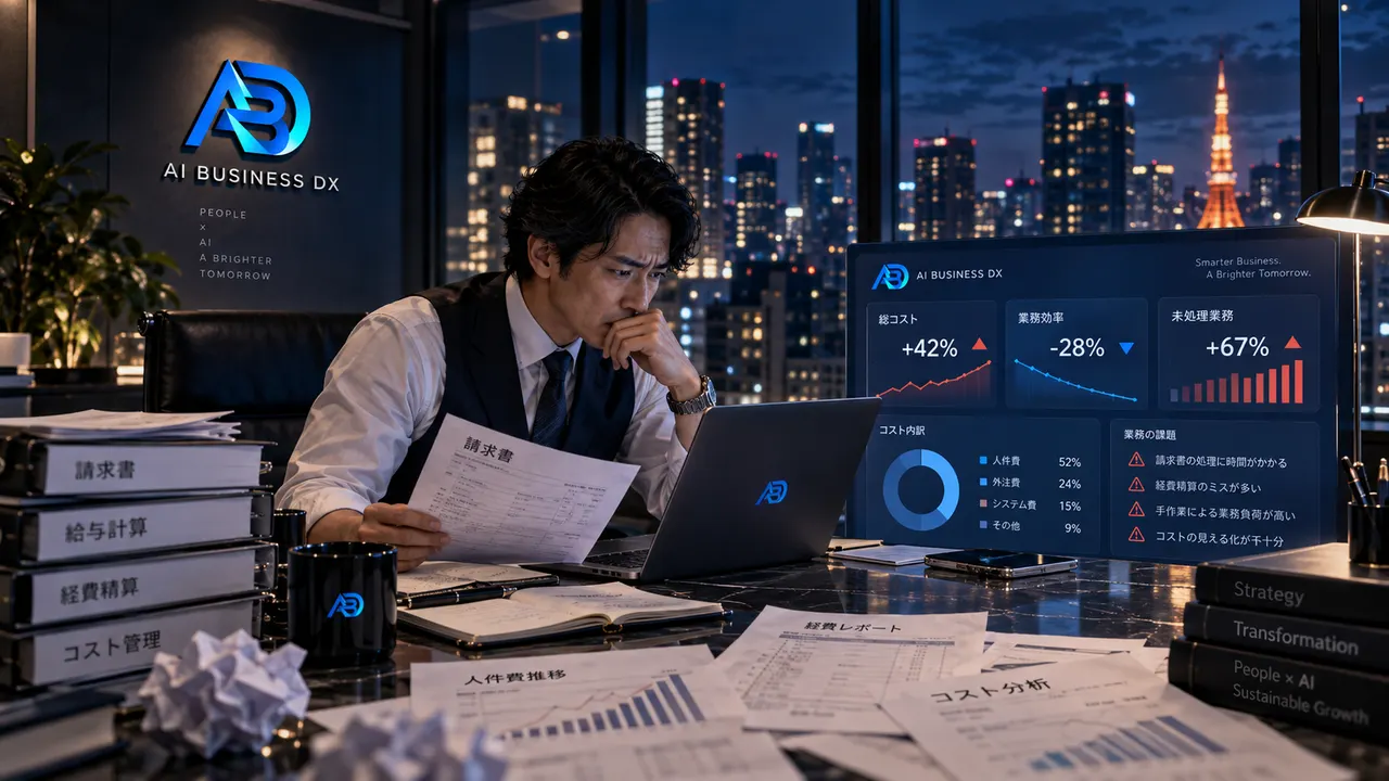 経費や人件費に悩む経営者